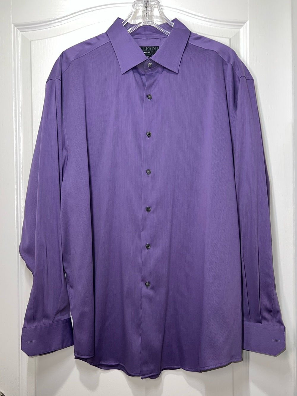 Alfani Men's Regular Fit Wrinkle Resistant Button Down Dress Shirt Men’s Size XL